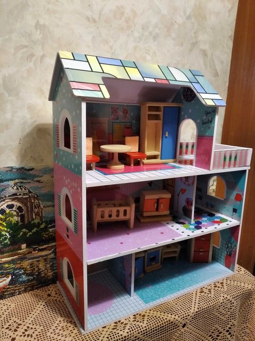 Домик кукольный лол.  60см.*60см. новый.