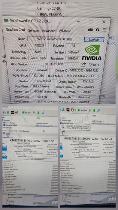 High-End RTX 5080 Phoenix GS / Ryzen 9 9900X3D / 64GB DDR5 / Custom Workstation & 4K Gaming PC