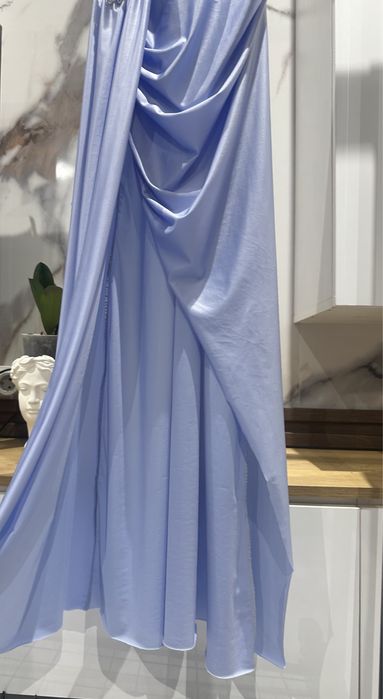 Официална рокля светло синьо