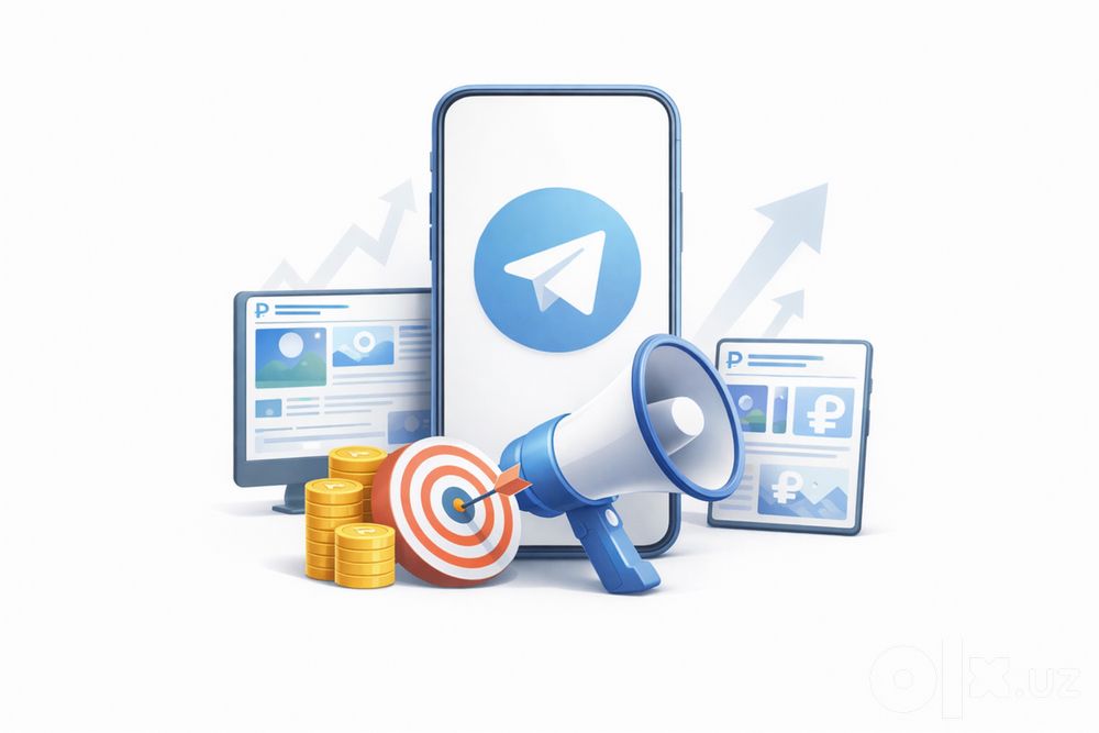 Target reklama, Telegram Ads va sayt yaratish xizmatlari
