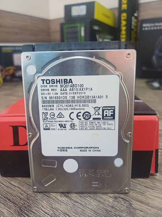 Продам HDD Toshiba 1 Tb. Для ноутбука 2.5