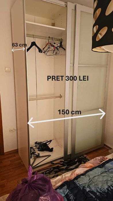 MOBILĂ COMPLETĂ APARTAMENT – SE VINDE TOT! Canapea, Dulapuri, Fotoliu, Masă + multe altele