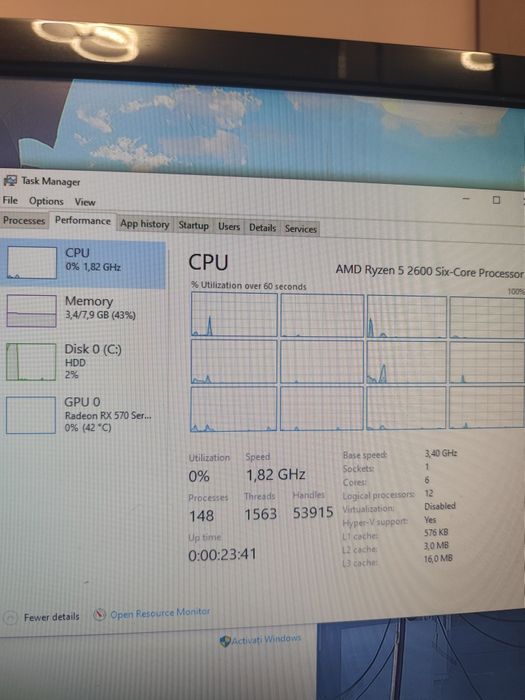 PC gaming, ryzen 5 2600, rx 570