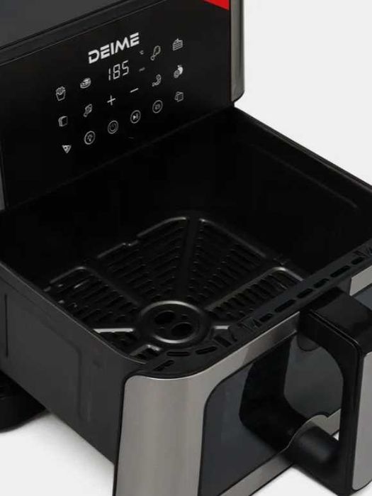 Deime aerogrillari – Yangi modella RA960DV, 10 L, Qora