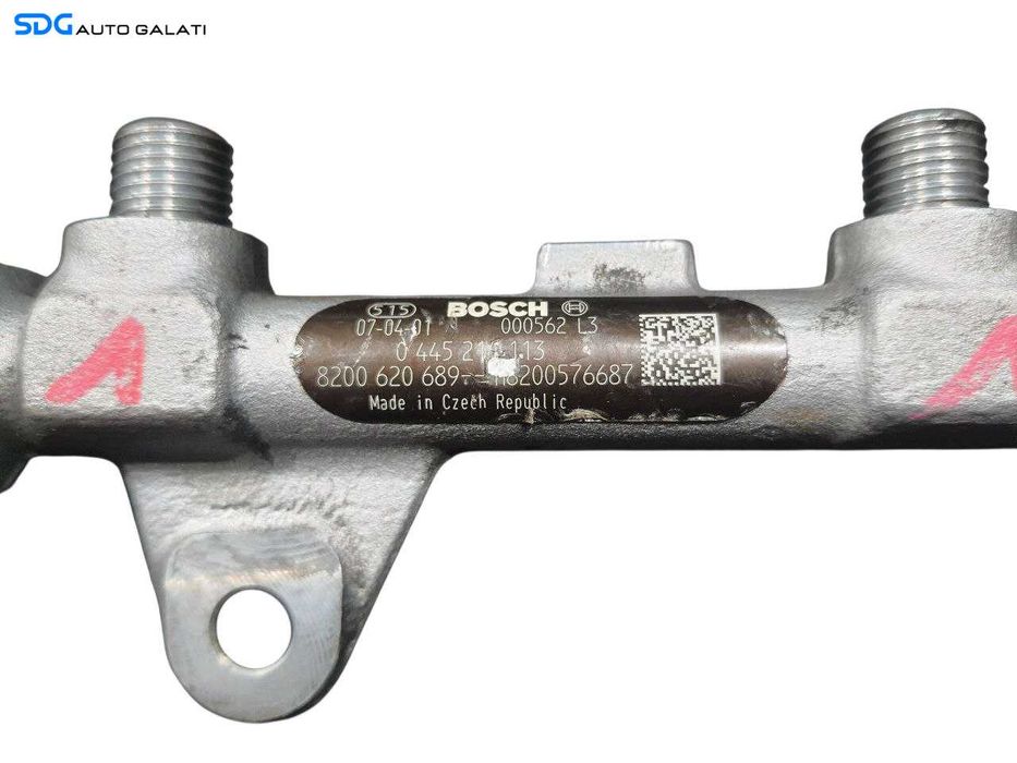 Rampa Injectoare Renault Megane 2 1.9 DCI 2002 - 2009 Cod 8200620689 H8200576687 0445214113 [N3639]