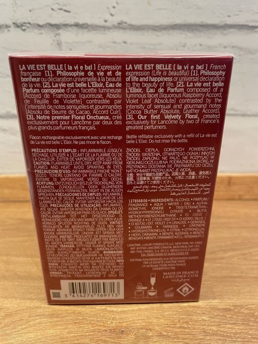 Lancome La vie est belle L'Elixir 75ml parfum