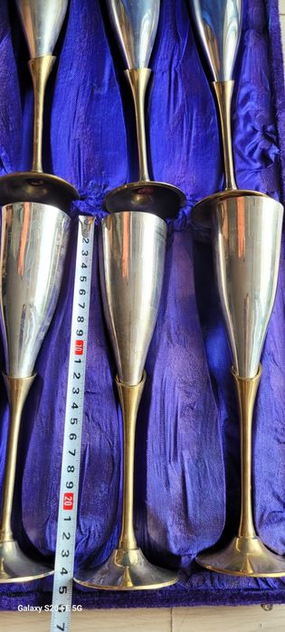 Set pahare Șampanie Argint