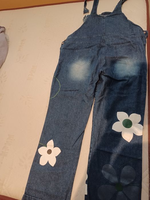 Дънков гащеризон с апликация XL