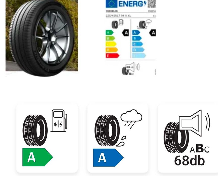 Лятни гуми MICHELIN 225/45 R17 94V PRIMACY 4 XL S1 - 3 броя