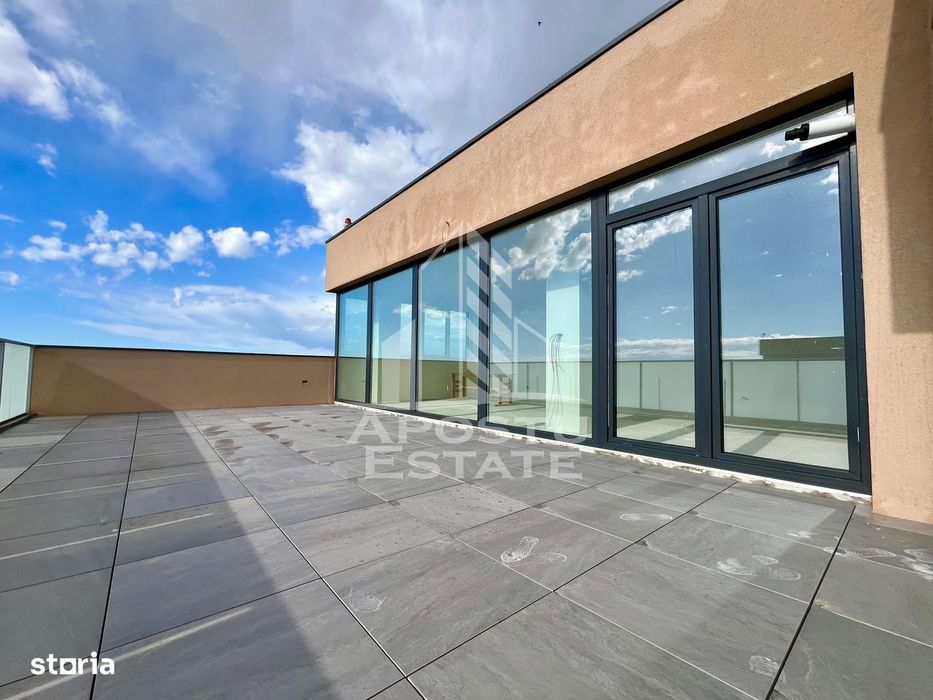 Penthouse cu 3 camere, 2 bai, terasa 104 mp, zona Torontalului — fotografia 1