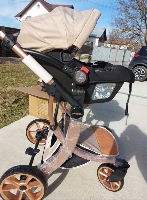 Cărucior copii 3-1 visoli gold