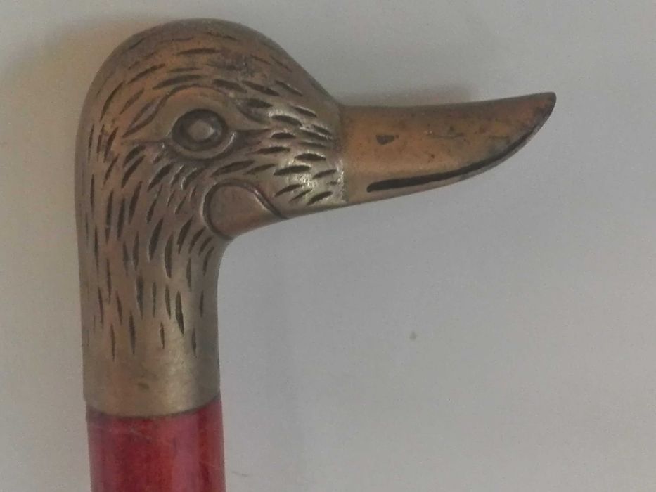 Стар щик от турски Маузер и туристически бастун..