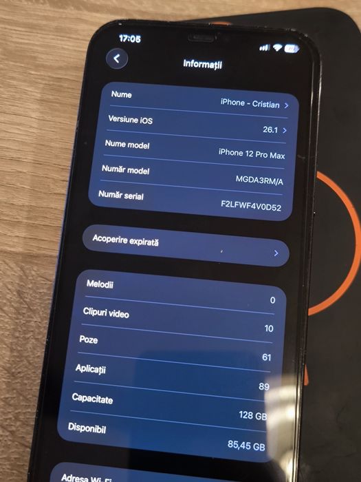 Iphone 12 pro max,128gb