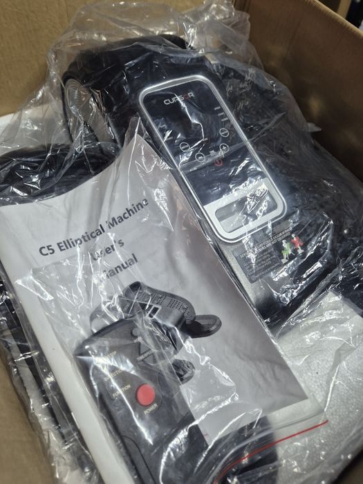 Промо!Висококачествен,Електрически  елиптичен тренажор за крака с LCD