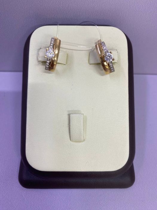 Золотые серьги  КО31588
