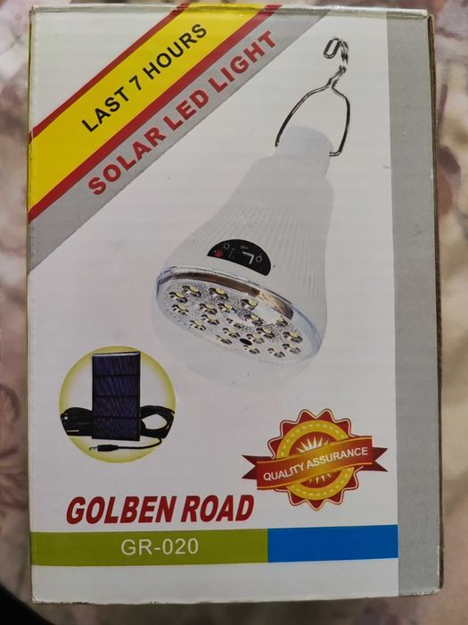 Соларна къмпинг LED лампа