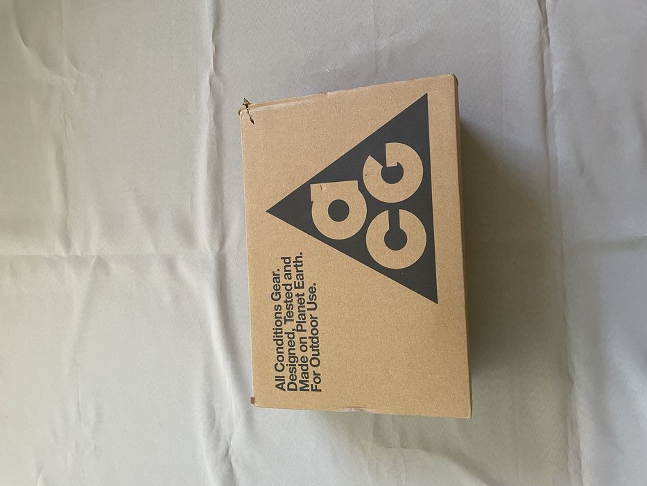 кроссовки от ACG nike & cdg