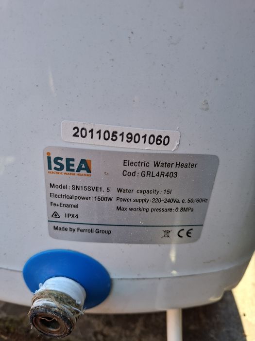 Boiler apa calda 15 litri