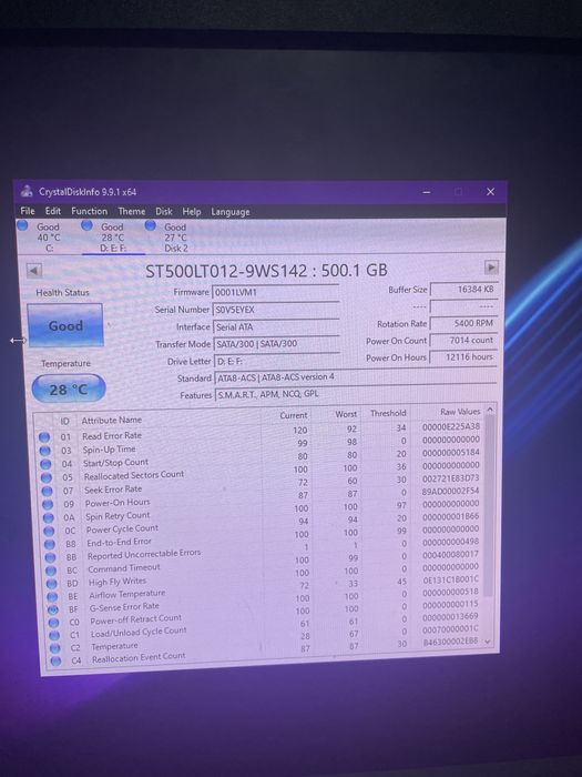 Hard Disk Laptop Seagate Momentus Thin 500GB