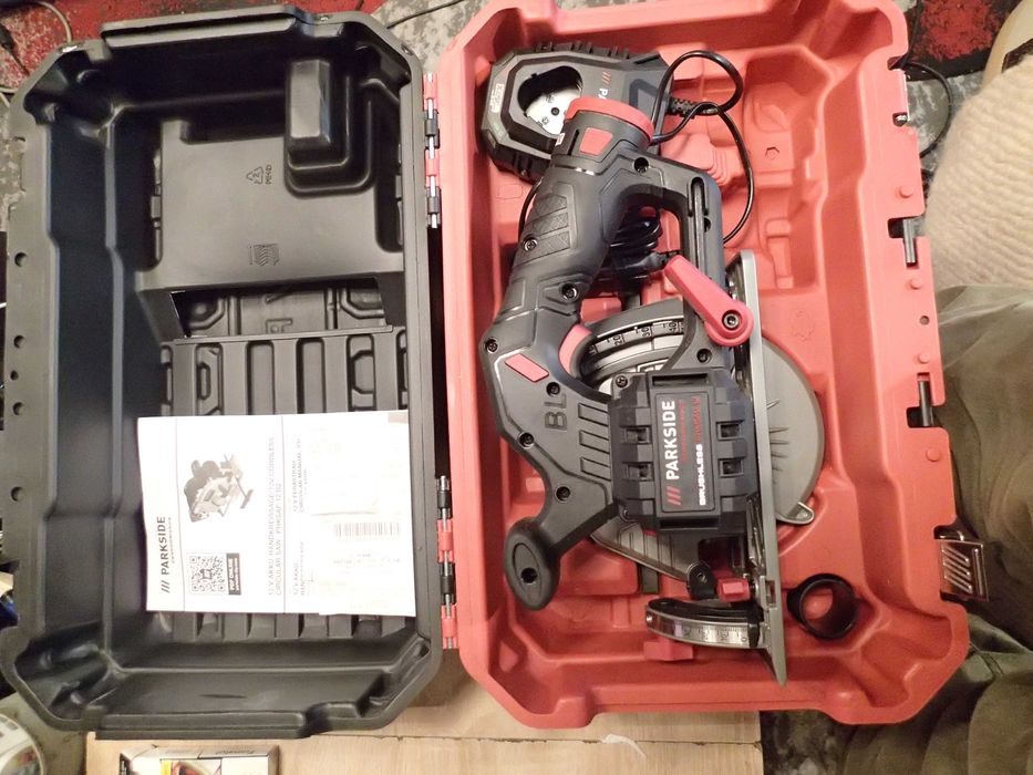Fierastrau circular portabil Parkside Performance , acumulator 12v; absolut nou; cu garantie