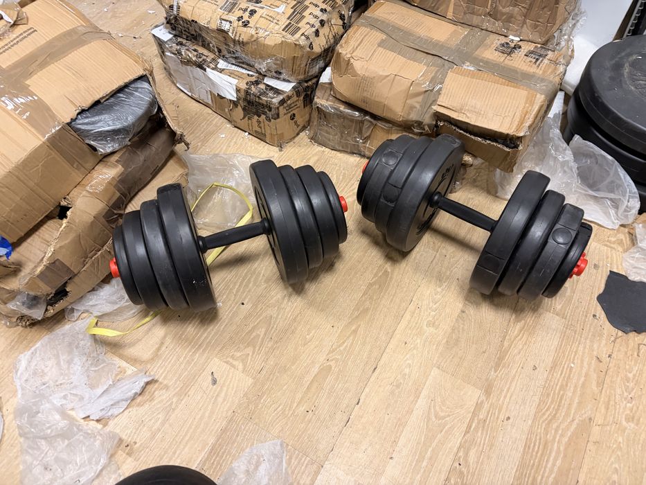 Gantere Reglabile set 20 kg+20 kg noi prt promo 200 lei