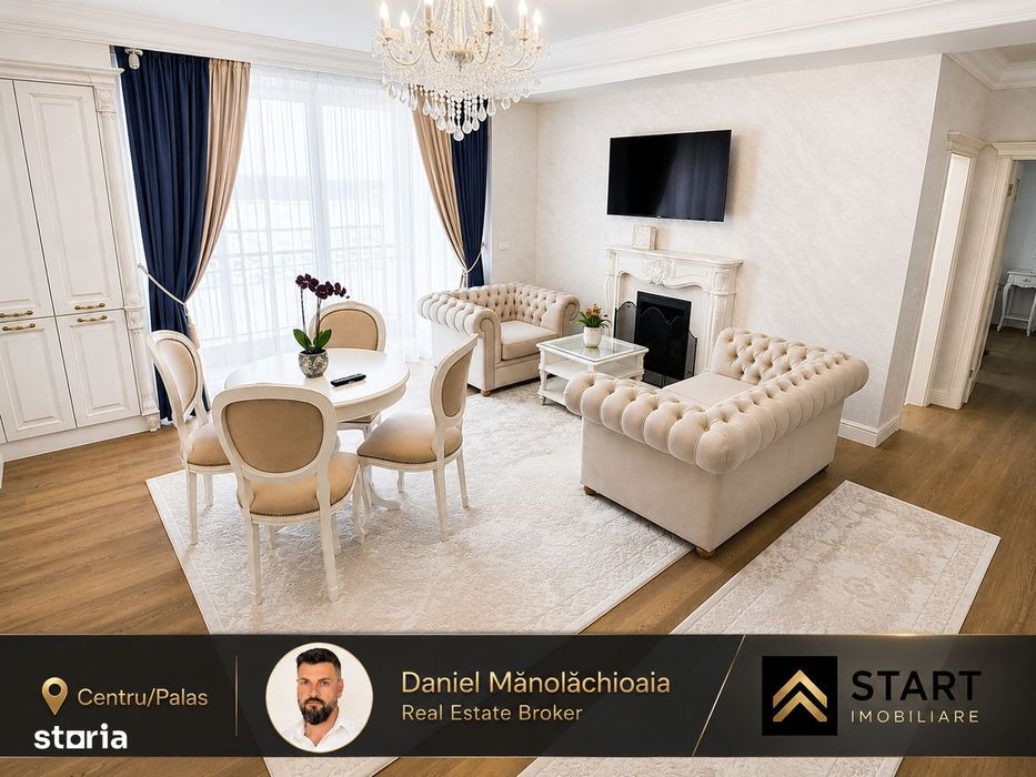 Apartament Spectaculos 3 camere 85MP 2Bai Vedere Panoramică Zona Palas — fotografia 1