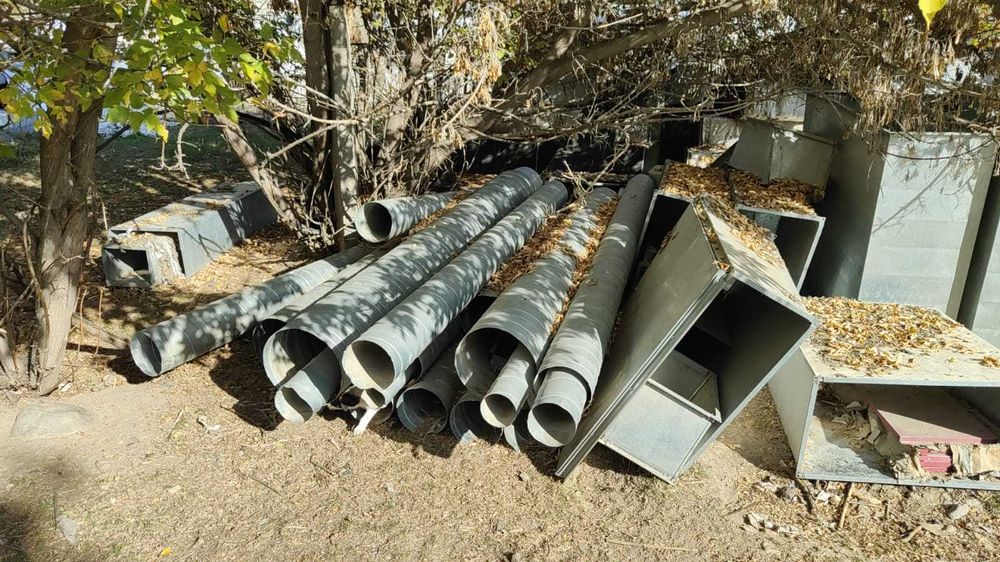 Распродажа воздуховоды на вес разные