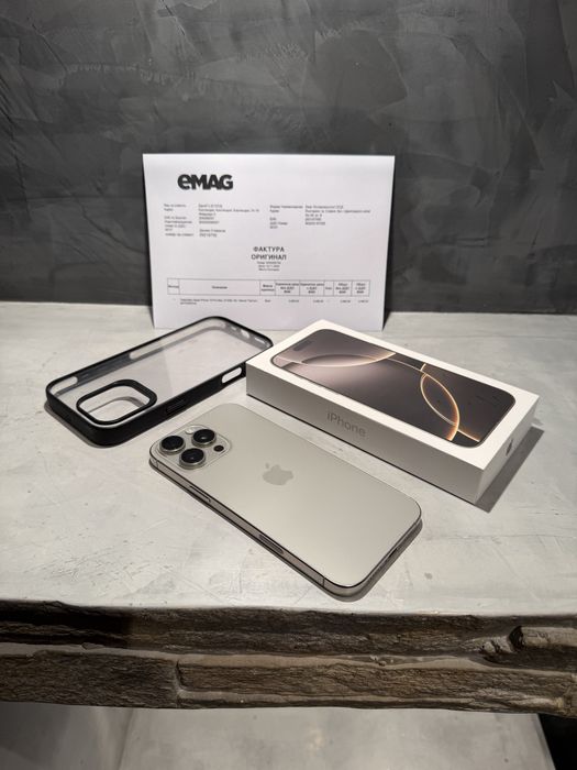 КАТО ЧИСТО НОВ Iphone 16 Pro Max 512 GB + Гаранция