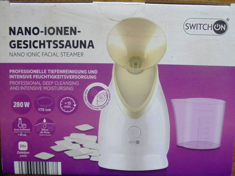 Vand sauna pentru fata cu nano ioni ,aparat nou