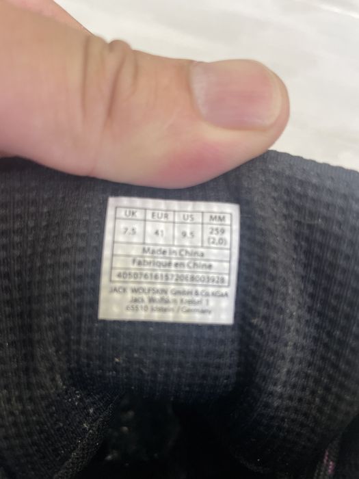 Ghete jack wolfskin 41 impermeabile
