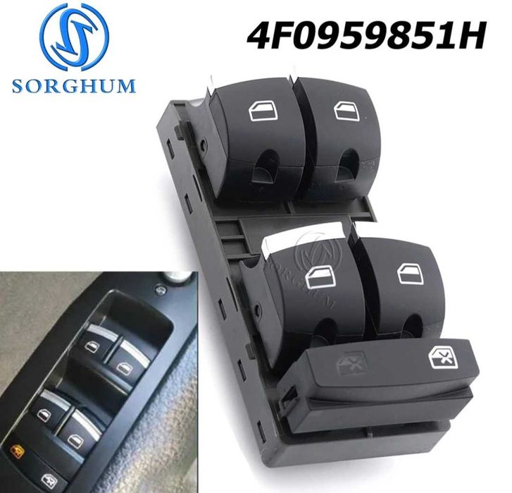 Бутони Копчета Управление Ел Стъкла AUDI АУДИ A4 B8 А4 Б8 A5 Q5 А5 S4