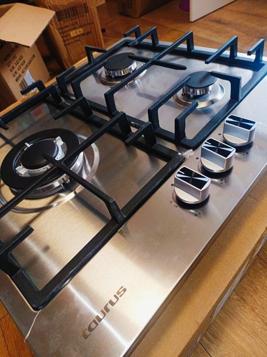 PLITA PE GAZ cu aprindere electrica din inox