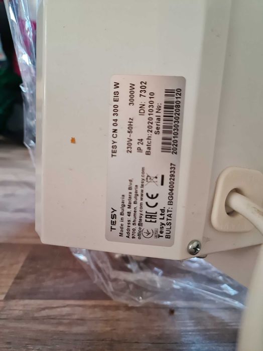 Конвектор Tesy, нов