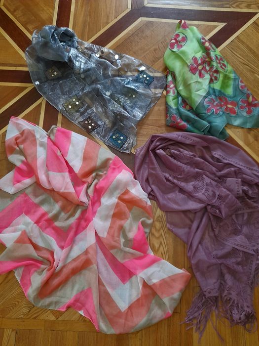 Платки  хлопок,вискоза, шёлк