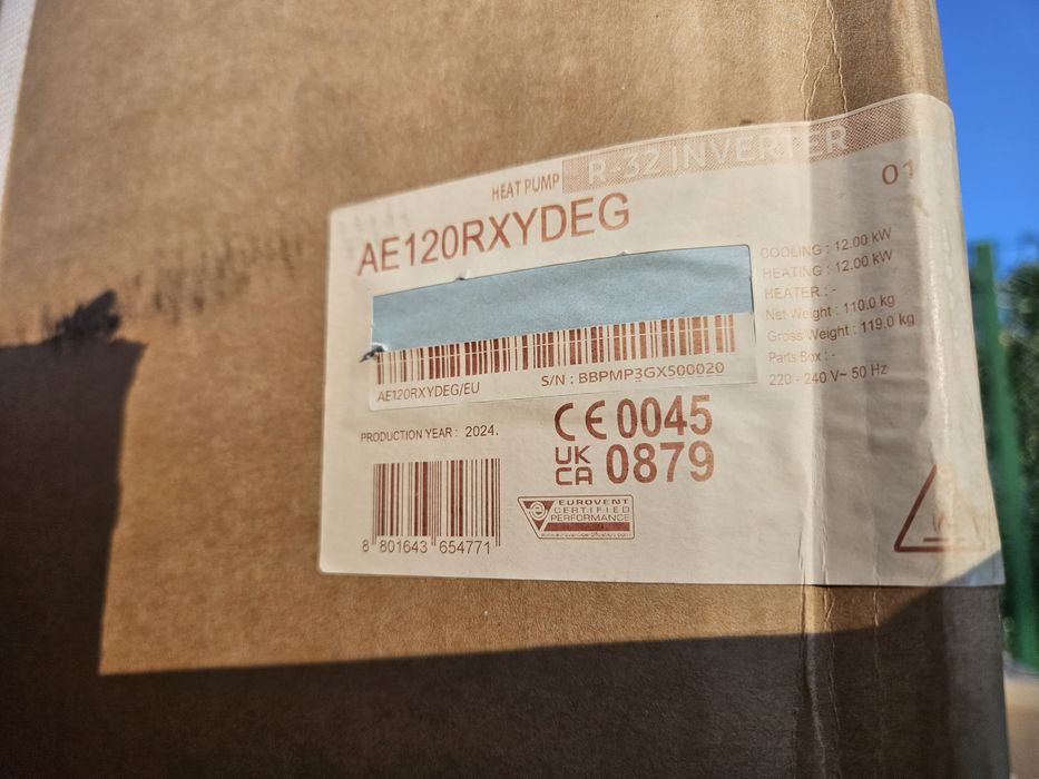 Нова термопомпа Samsung EHS 12KW моноблок