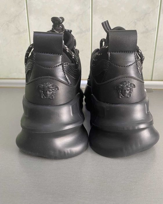 Adidasi Versace Full Black (Livrare cu verificare)