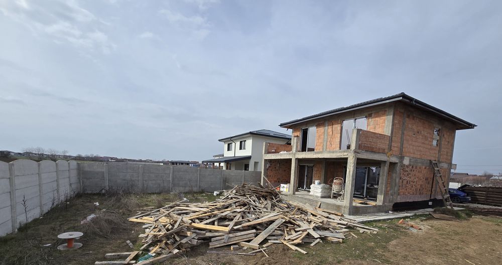 Vilă superbă pe teren 500 m în Rate - Dragomiresti-Deal Chiajna Tunari