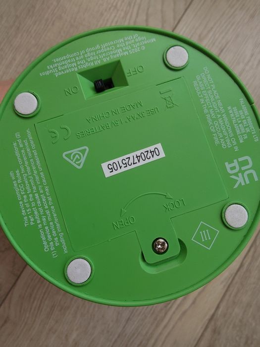 Лампа Paladone Games: Minecraft - Creeper (LED Glitter Ball)