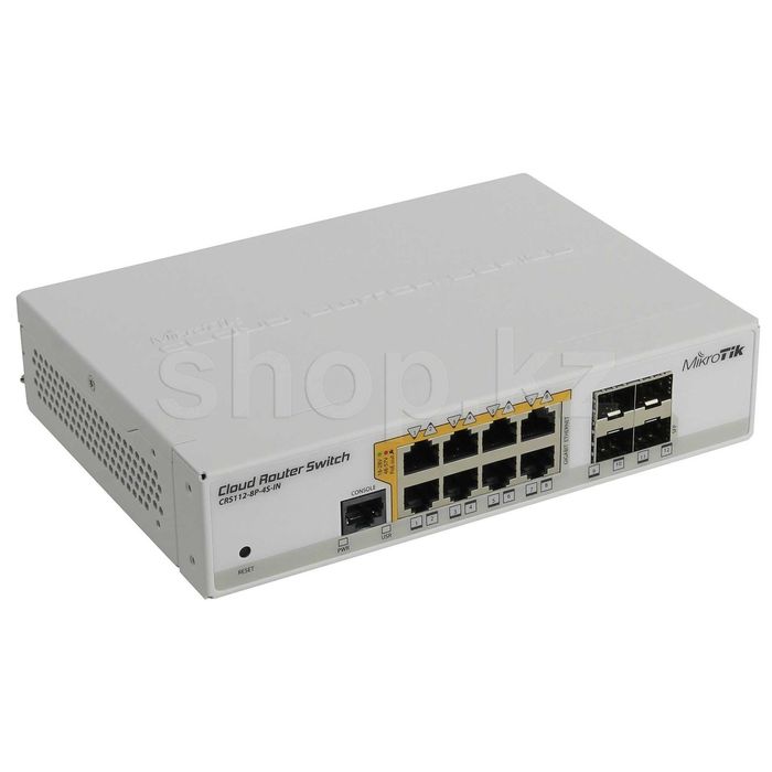 Switch 8 port MikroTik CRS112-8P-4S-IN