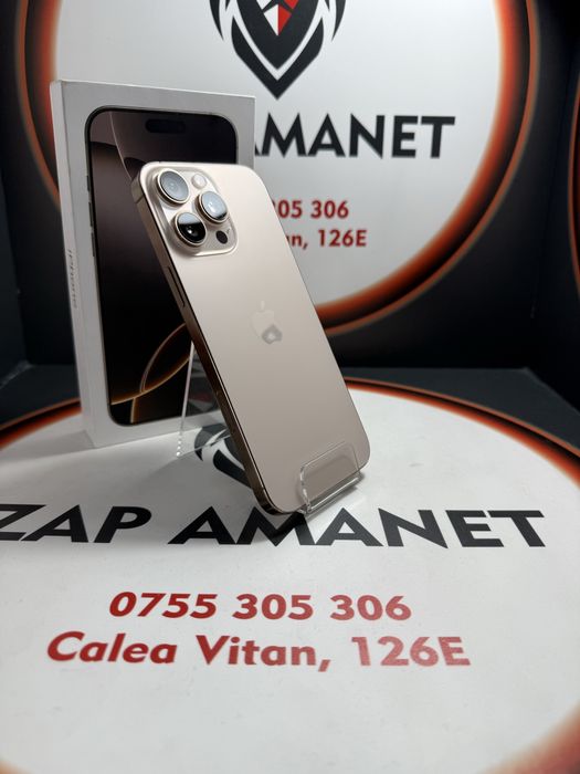 ZAP AMANET VITAN - iPhone 16 Pro Max - Desert Titanium - 97% - 256GB