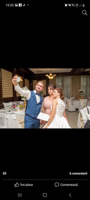 Rochie mireasa marimea xs -s