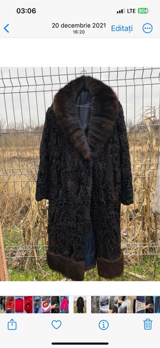Blana astrahan lunga