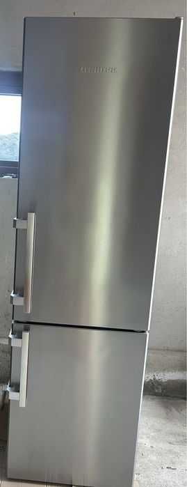 LIEBHERR Frigider combina frigorifica INOX 2motoare/compresoareNoFrost aparat gheață
