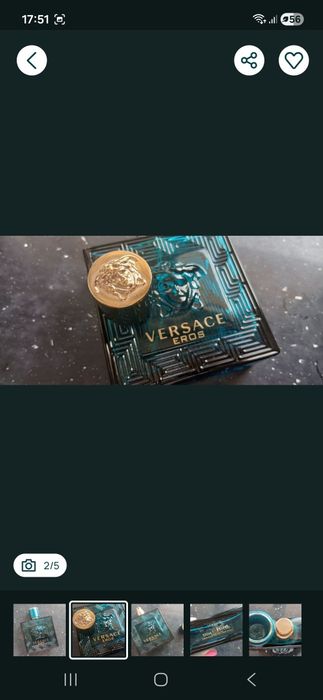 Versace Eros sticla goala 100 ml originala
