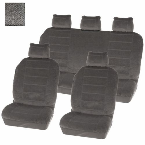 Huse scaune auto Washington Grey, 9 buc
