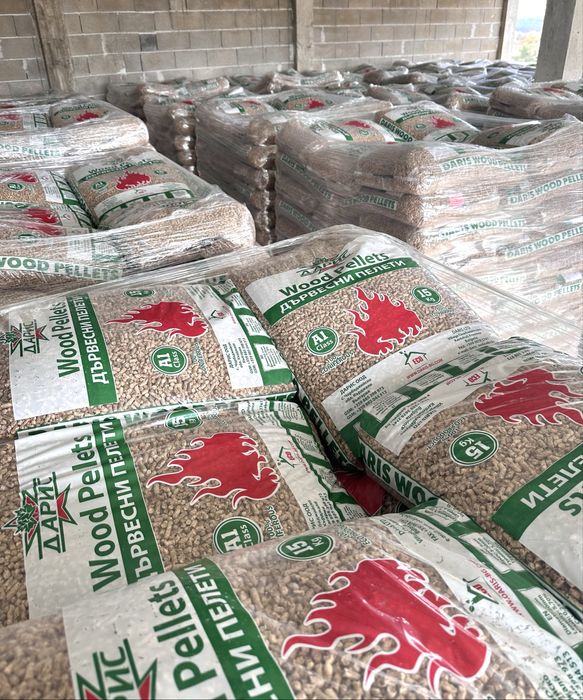 Пелети Дарис 100% иглолистна белена дървесина