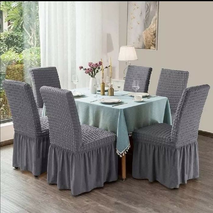 Set 6 huse scaune cu volane sau fără