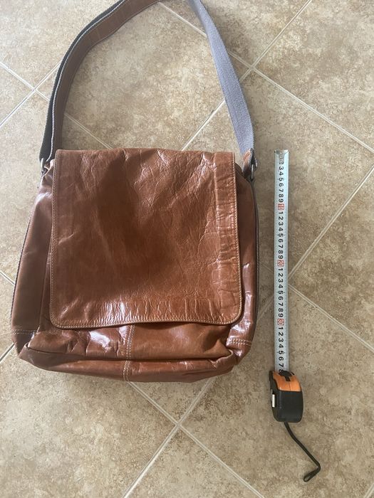 Оригинална кожена чанта Fossil