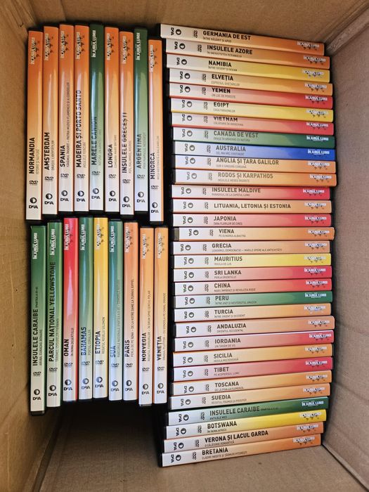 Vand colectia de dvd-uri  In jurul lumii
