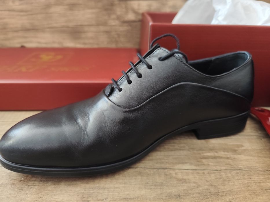Sharp Shoes – мъжки официални кожени обувки №40, като нови